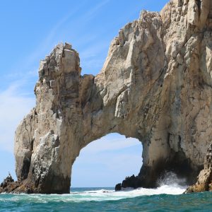 CABO DIMOND-los cabos-Beautiful view of The Arch, the iconic landmark emerging from the ocean in Los Cabos, Mexico